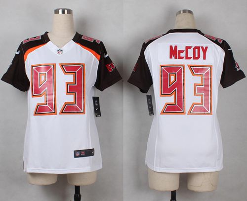 Nike Buccaneers #93 Gerald McCoy White Women's Stitched NFL New Elite Jersey